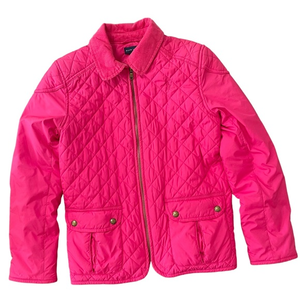 Ralph Lauren Quilted Equestrian Style Jacket Girls XL (16)‎ Pink